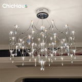Modern Pendant Light Crystal Chandelier for Living Dining Room Bedroom Hanging Lamps For Ceiling Home Decor Lighting Chandelier