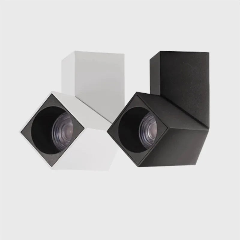 LED Downlights Spot Light Frame Anti Glare AC220V/90-260V 20w Ceiling Lamp Spot Lights 90°Folding Rotation  Chip Warm White