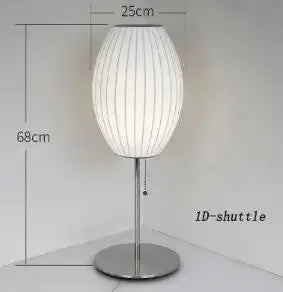 Nelson Wall lamp modern japanese wall lamp For Living Room Bedroom Home Bedside office Hotel Silk Cloth Lamp