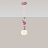 Children's Carousel LED Penadant Chandeliers for Princess Room Bedroom Living Room Hanging Lighting Decor Art Ceiling Lamps