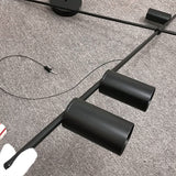 Nordic Modern Longer Chandelier Dining Table Fixtures Black Pendant Lights Restaurant Bar Kitchen Decor Living Room Hanging Lamp