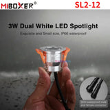 Mini 3W LED Spotlight IP66 Waterproof - 12V Recessed RGBW Downlight