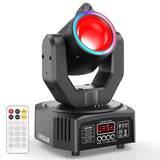 Mini 30W RGBW 4-in-1 Spot Beam Moving Head Light - DMX & Sound-Activated Stage Strobe Light for DJ, Disco, Bar & Party
