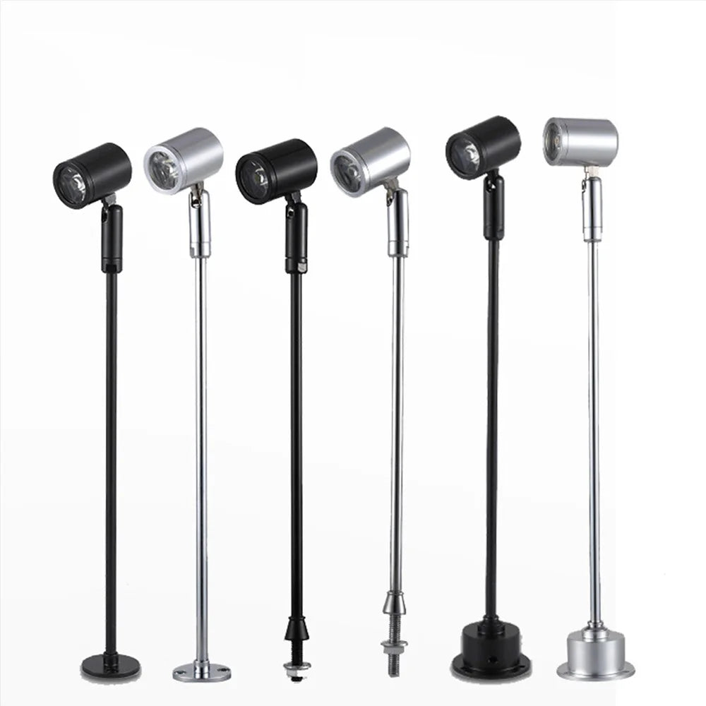Straight Pole Mini Desk Lamp Showcase Spotlight Led Display Light Bar Switch Light Spot Mounted Counter Spotlight Counter