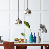 Nordic Modern Minimalist Creative Bedroom Bedside Lamp Whole House Cafe Restaurant Bar Round Glass Small Chandelier