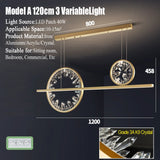 Modern Lustre Crystal Pendant Lamp for Living Room Kitchen Dining Room Bedroom Hall Circle Ring LED Chandelier Lighting Fixture