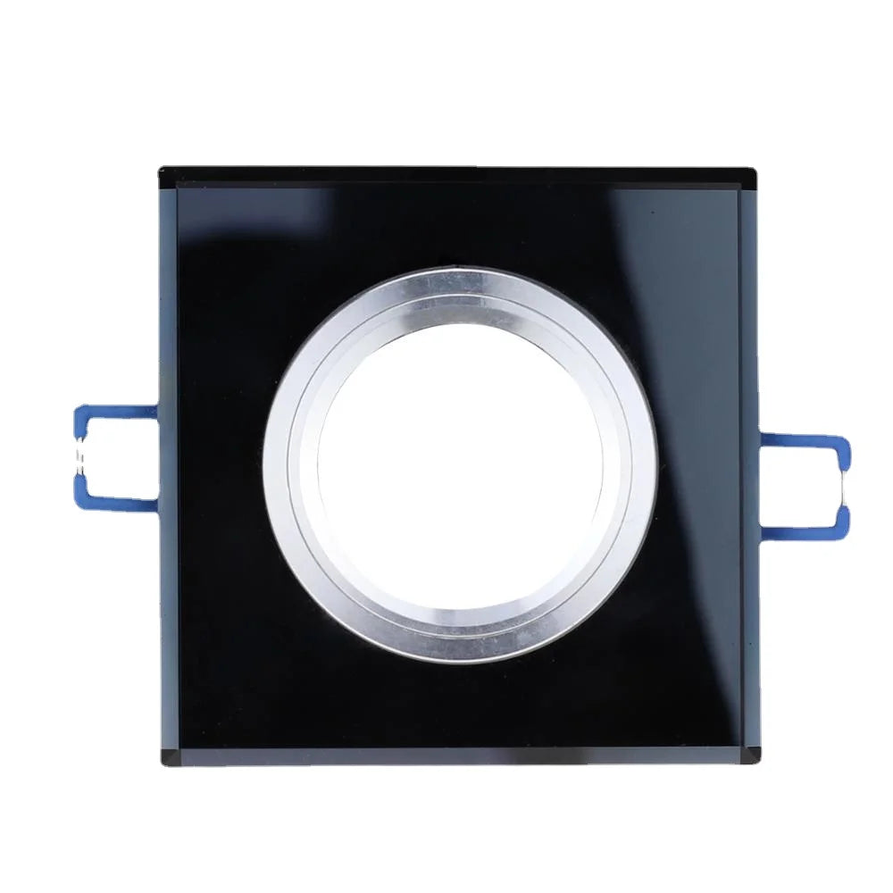 4Stks/Crystal Led Armaturen Halogen Spots GU10 MR16 Frame Verzon kin Led Fittings Montage Armatur