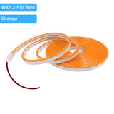 12V/24V Waterproof Flexible LED Neon Strip Light (6x12mm Silicone Rope) - DIY Neon Sign Light with DC Plug / 2-Pin Wire Option