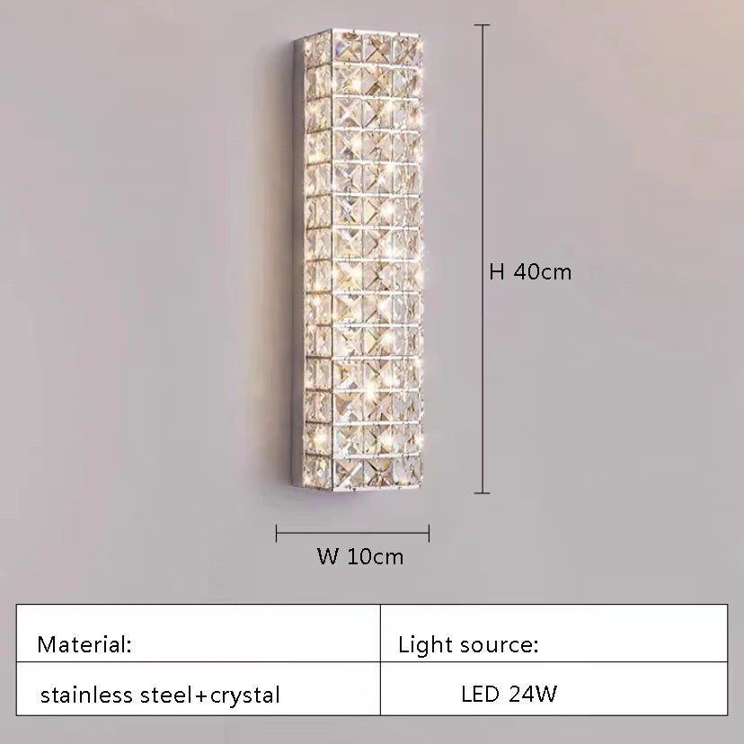 Round Crystal Chandelier Home Decoration Hanging Lamp Living Dinning Room Modern Crystal Pendant Light Kitchen Dimmable LED Lamp