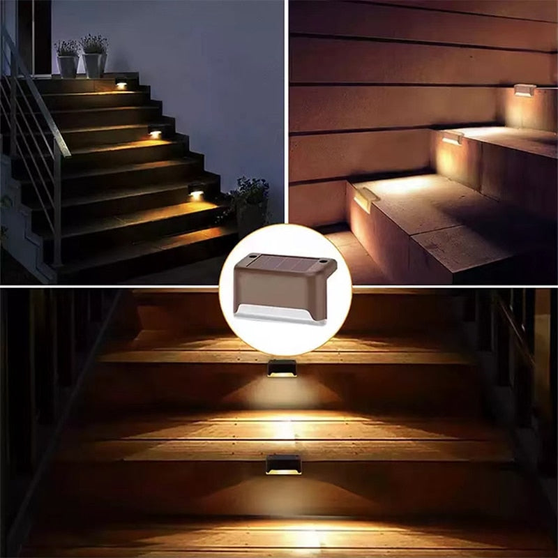 SHSLING Solar Deck Lights Outdoor 16 Pack, Solar Step Lights