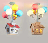 Modern New Pendant Lights Nordic Creative Ceiling Chandelier Dyed Balloon Cartoon Lights for Children's Princess Room Bedroom
