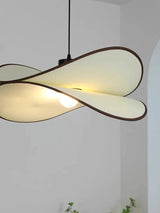 Vintage Potato chip CChandelier ceiling LED Fabric art Hanginglights Living room Bedroom Study Famous Indoor Lighting