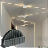 LED Linear Wall Lamp (110–240V) - Aluminum Narrow Beam Spotlight & Wall Washer for Hotel Corridors & Accents