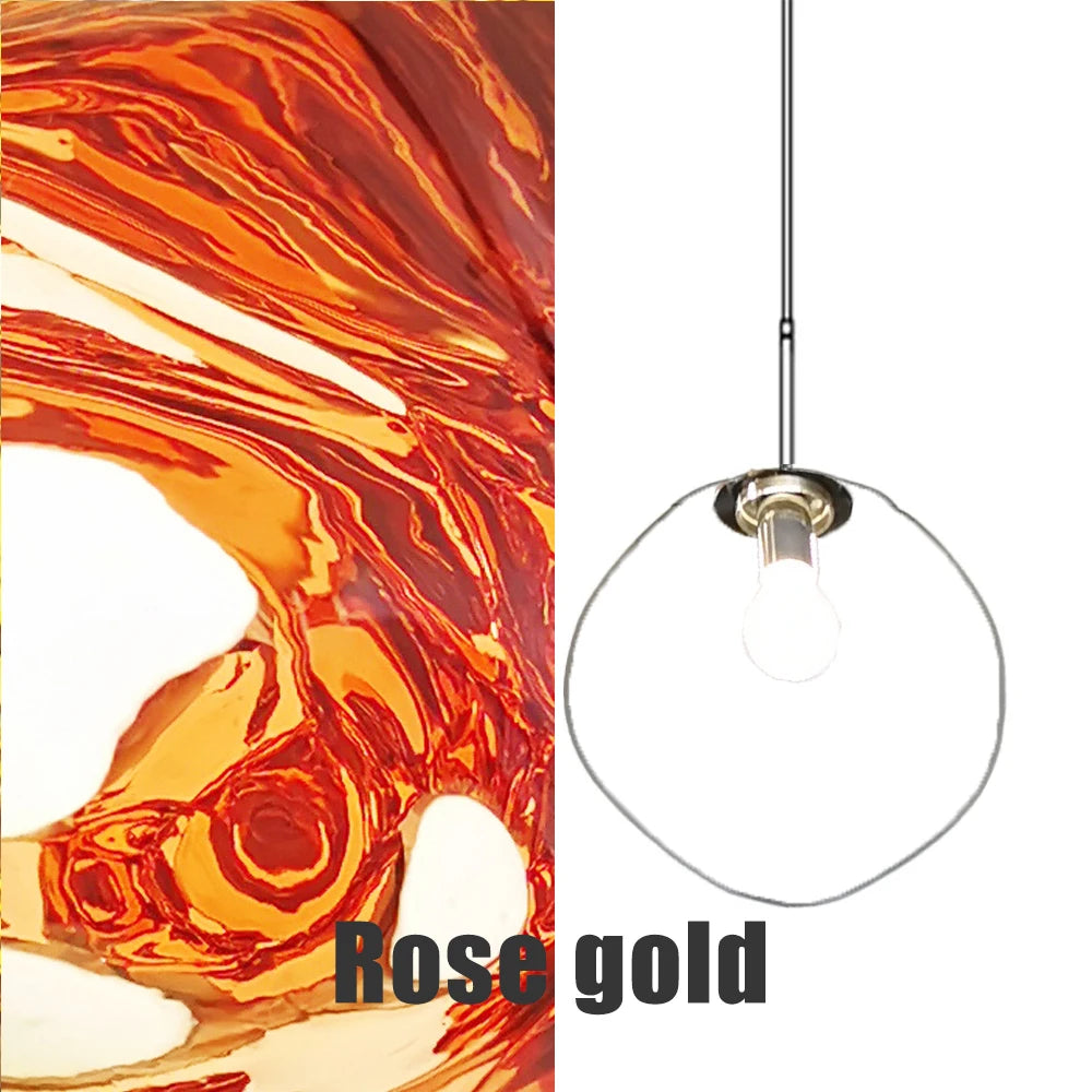 Nordic Led Pendant Lights Lighting PVC Lava Lamp Modern Decor Pendant Lamp Creative Loft Bar Cafe Indoor Lighting Hanging Lamps