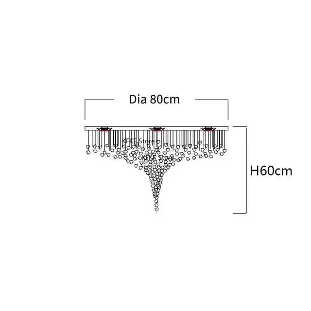 Luxury Large Staircase Led Chandelier Modern Stone Crystal Light Fixture Living Room Long Hallway Lobby Indoor Home Hanging Lamp