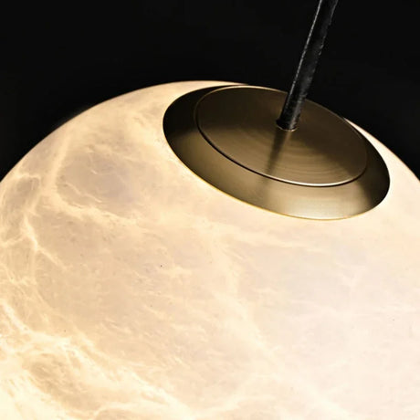 Natural Marble Led Pendant Lights Nordic Design Stone Chandelier Bedroom Study Living Room Decors Home Indoor Minimalist Hang lamp