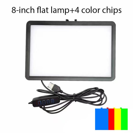 3000K-6000 LED Photography Video Light Panel Lighting Photo Studio Lamp Kit With Tripod Stand RGB Filters For Shoot Live