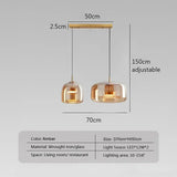 Modern Led Pendant Lights Glass Hanging Suspension Lamp For Dining Room Chandelier Restaurant Kitchen Decor Bedside Pendant Lamp