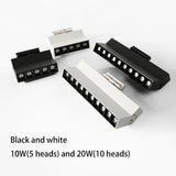LED Track Light Spotlight Grille Light Surface-mounted Ceiling Light Black White 10W20W Dimmable Commercial Home Indoor Lighting