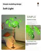 Outdoor Garden Garden Landscape Decoration Light Emitting Diode Artificial Coconut Tree Light IP44 Plastic Simulation Palm Tree