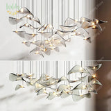 2026 New French Clear Glass Lustre Chandelier, Custom Hardware Pendant Lamp for Duplex Stairwell, Elegant Light for Ceilings