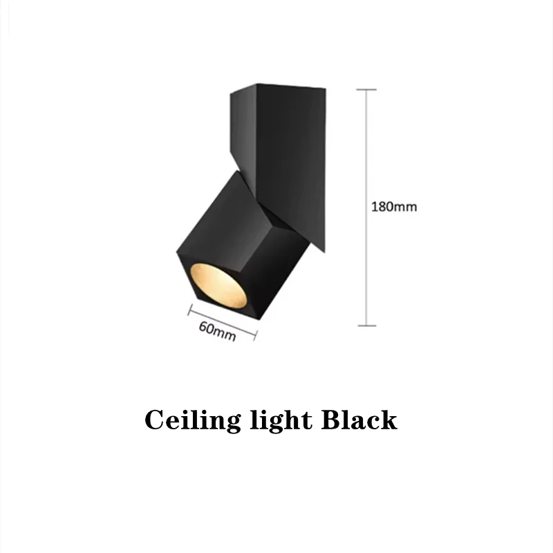 LED Spotlights Adjustable 360° Rotation 10W 15W 18W 20W 25W 30W Kitchen Bedroom Living Room COB Downlight Background Wall Wash Light
