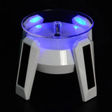 Airship UFO 360-Degree Electric Rotating Display Stand - Solar & Battery Dual-Use Turntable