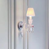 Luxury Crystal LED Wall Lamp - Modern Sconce Light Fixture for Villa Living Room Background, Bedroom Bedside & Home Decor