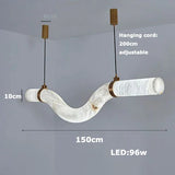 2026 New Trend Marble Collection LED DIY Hanging Lamps Chandelier Lighting Fixtures Lustre Suspension Luminaire Lampen For Foyer