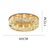 Luxury Crystal Bedroom LED Ceiling Lamp Simple Nordic Restaurant Living Room Kitchen Hotel Chandelier Modern Home Decor Lighting