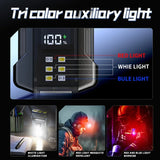 Portable Mini Keychain Flashlight Led Bright EDC Torch Magnetic Cap Clip Lamp Flash Light Outdoor Camping Fishing Tools