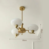 Retro Artistic Design Glass Pendant Light Ball Used in Bedrooms Study Rooms Living Kitchens  Island Chandelier Indoor Hanging