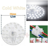 AC 220V–240V LED Ceiling Light Board Replacement (12W–50W) - Circular SMD LED PCB Module Plate for Round Lamp Repairs