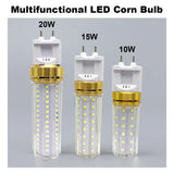 G12 Led Corn Light Bulbs Candle Bulb 15W 20W Cold Warm White 220V 240V 85-265V Clear Pc Shell 360 Degree Beam Angle Smd2835 Home