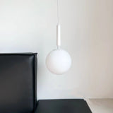 Modern Glass Ball Led Pendant Lamp Fixtures Bedside Gold Indoor Kitchen Hanging Lights Luminaire Dining Room Lighting Decoration