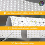 Ultra-Slim V1 LED Dimmer DC24V Flexible LED Sheet (242 LEDs) - Backlight Panel Light for Kitchen Marble Countertop & Advertising