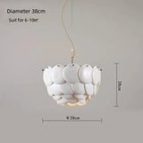2026 Modern Danish Design White Ceramic Lamp Pembridge Chandelier Creative Hanging Light For Bedroom Living Home Decor Dinning L