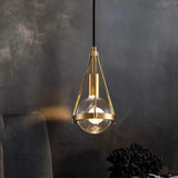 Modern Luxury Copper Crystal Pendant Lights Restaurant Bar Dining Room Bedroom Bedside LED Hanging Lamp Home Lighting Luminaire