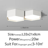 Minimalist living room lamp ceiling lights honeycomb design combination creative art indoor lamps intelligent hall Dinning lamp