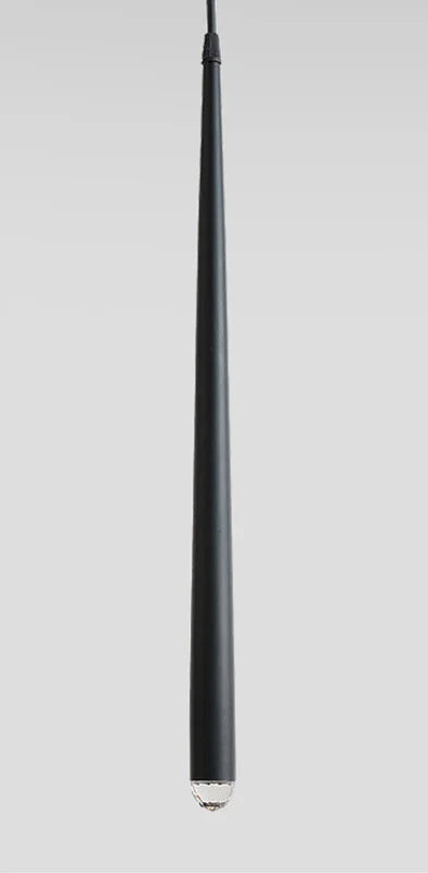 Dimmable Cone Long Tube LED Pendant Light Hanging 7W Lamp Aluminum Acrylic Home Kitchen Island Dining Living Room Bar Cafe