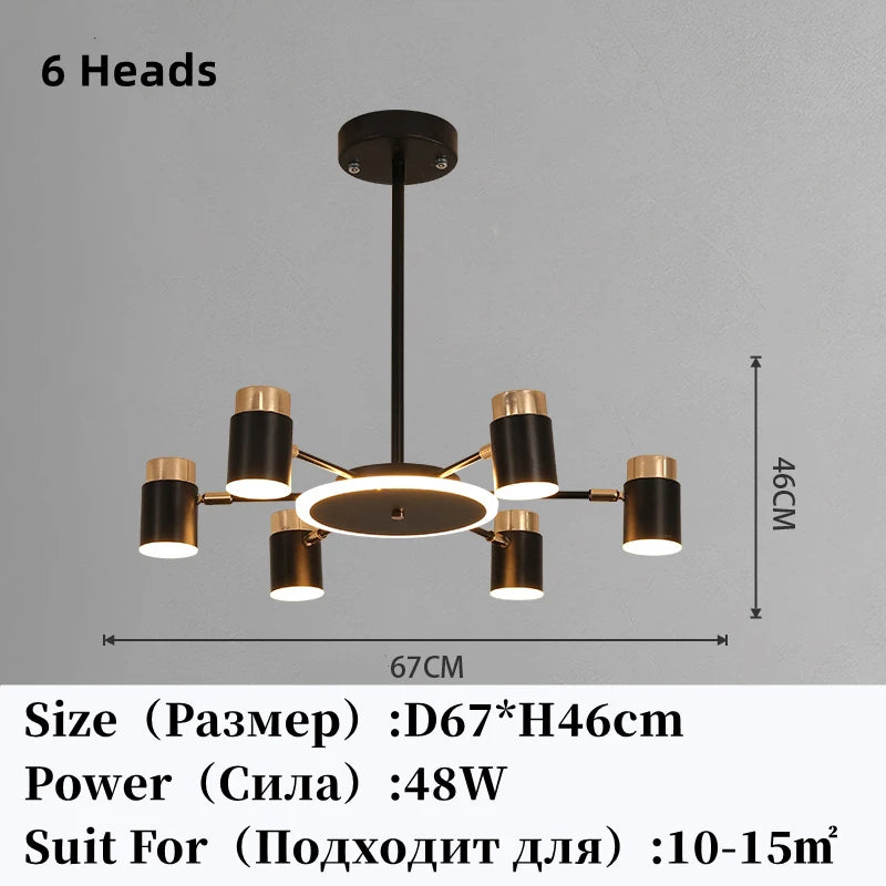 Nordic Chandeliers Lighting For Modern Living Dining Room Bedroom Kitchen Ceiling Pendant Lights Simple Indoor Home Decors Lamps