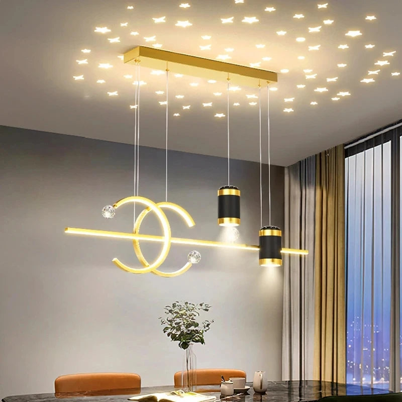Nordic LED Restaurant Pendant Light - Modern Minimalist Dining Table Lamp