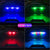 Strobe Police Lights LED Warning Lamp Solar RGB Car Anti Collision Lights Parking Signal Lamp Flasher Emergency Warning Lighting
