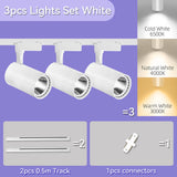 Led Track Light Spot Led Rail Lighting COB Light Fixture Led Spot Lights 220v Ceiling spots Lamp For kitchen Clothing Shop Store