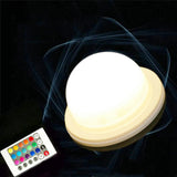 Battery-Operated Waterproof RGBW LED Light Base (5050 SMD) - Hanging LED Module Mood Light Fixture with Remote Control for Under-Table & Furniture Lighting