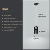 Nordic LED Pendant Light Macaron Iron Hanging Lamp For Bedroom Living Room Study Bedside Dining Room Illumination Fixture Luster's