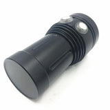 FUNNYDEER A10 LED 7000LM 100W 18650 Diving Light Highlight Torch Diving Flashlight Underwater 100M Waterproof Video Camera Light