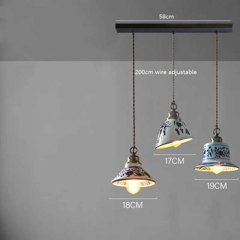 Modern Simple Ceramic LED Pendant Lamp Home Indoor Decors Lighting Bedroom Restaurant Dinning Living Room Lights Hang lamp