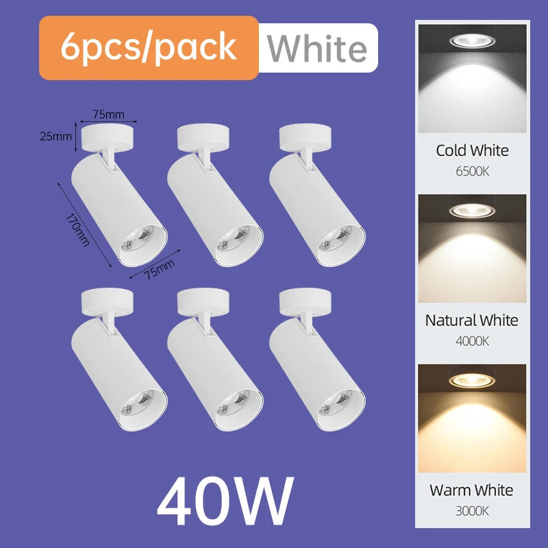 Spotlight Home Light LED Luster Downlight Indoor Ceiling Lamps Room Decors 220V Fixtures Bedroom Top Led Spot Lighting Chandelier