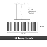 Modern LED Ceiling Chandelier Living Room Lights Home Lustre Interior Decor Dining Table Pendant Lamp Nordic Design Bar Lighting